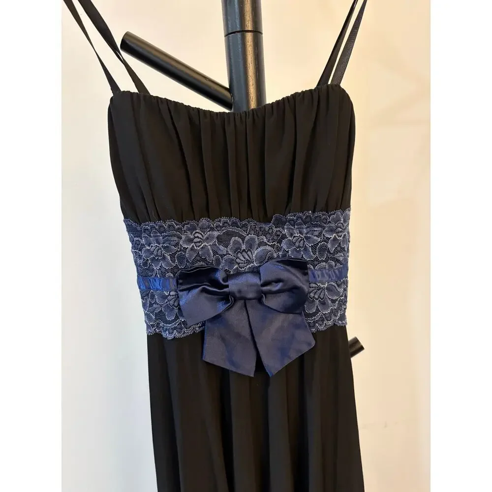 Deb Y2K Black Hi-Low Dress – Size XXS-whimsy goth romantic fairy - Picture 4 of 5